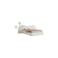 thumbnail image 2 of Meridian Furniture Everest White Linen Textured Fabric King Bed, 2 of 8