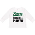 thumbnail image 3 of Inktastic Future Kickball Player Boys or Girls Long Sleeve Toddler T-Shirt, 3 of 5