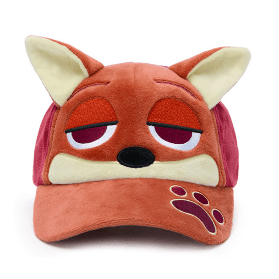 Disney Parks Zootopia 2 Nick Wilde Plush Baseball Hat Cap New With Tag