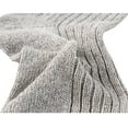 thumbnail image 5 of lian lifestyle men's 1 pair knitted wool crew socks one size 7-9 (light gray), 5 of 6