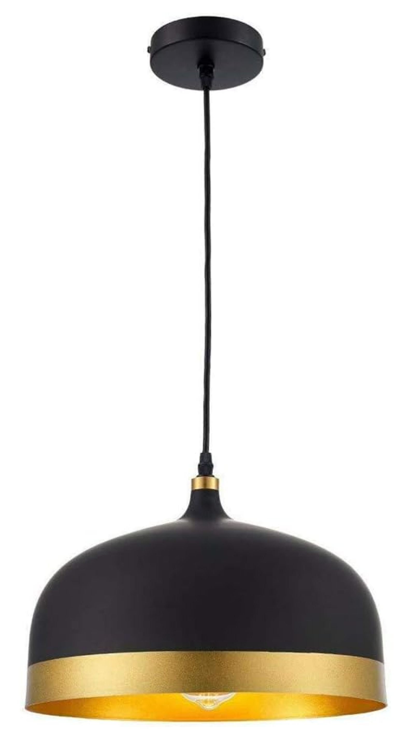Modern Indoor Lighting Saturn & Black Pendant Light Kitchen Island Chandelier Ceiling Hanging Light Fixtures with Matte Black Finish