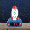 thumbnail image 2 of Alarm Clock with Rocket 3D design Night Light and sound effects, 2 of 6