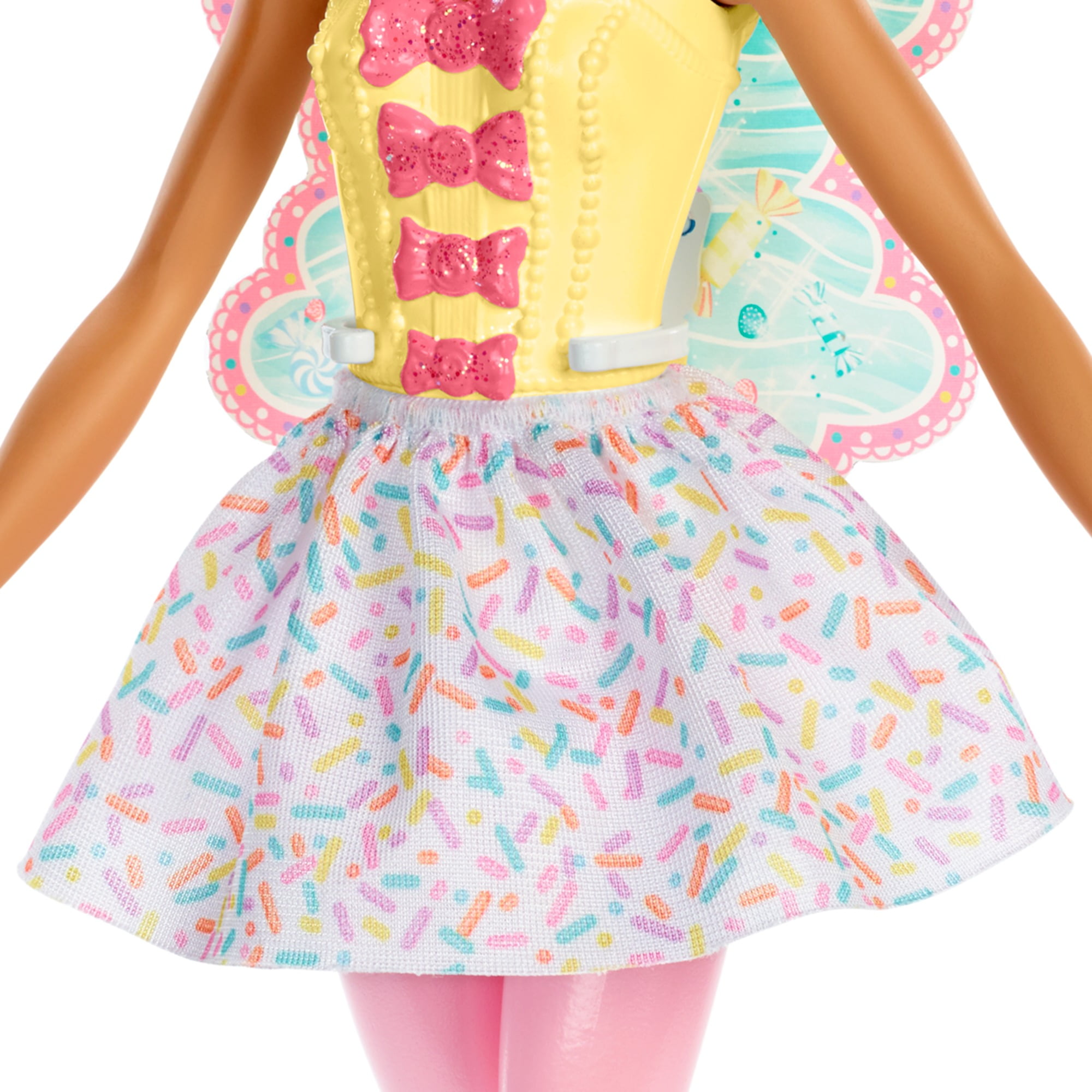 Barbie Dreamtopia Fairy Doll, Pink Hair & Candy-Decorated Wings