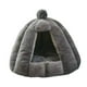 thumbnail image 4 of Cama cálida para perros, semicerrada, lavable, suave, tienda de campaña para perros pequeños y medianos gris, 4 of 8