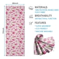 thumbnail image 2 of Pioneer Flower Floral Print Pattern Hot Yoga Mat Towel Non Slip for Hot Yoga - Quick-Drying Yoga Mat Cover with 4 Corner Pockets with Travel Bag - Hot Yoga Towel Non Slip 70"x26", 2 of 6