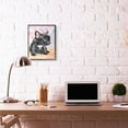 thumbnail image 2 of Stupell Industries French Bulldog Puppy Dog Pet Animal Watercolor Painting Framed Giclee Texturized Art by George Dyachenko, 2 of 8