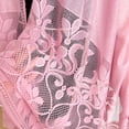 thumbnail image 6 of Lumtrix Womens Lace Shawls and Wraps for Weddings - Elegant Evening Dresses Scarfs - Sheer Shawl Wraps for Evening Party Shawl Pink One Size, 6 of 6