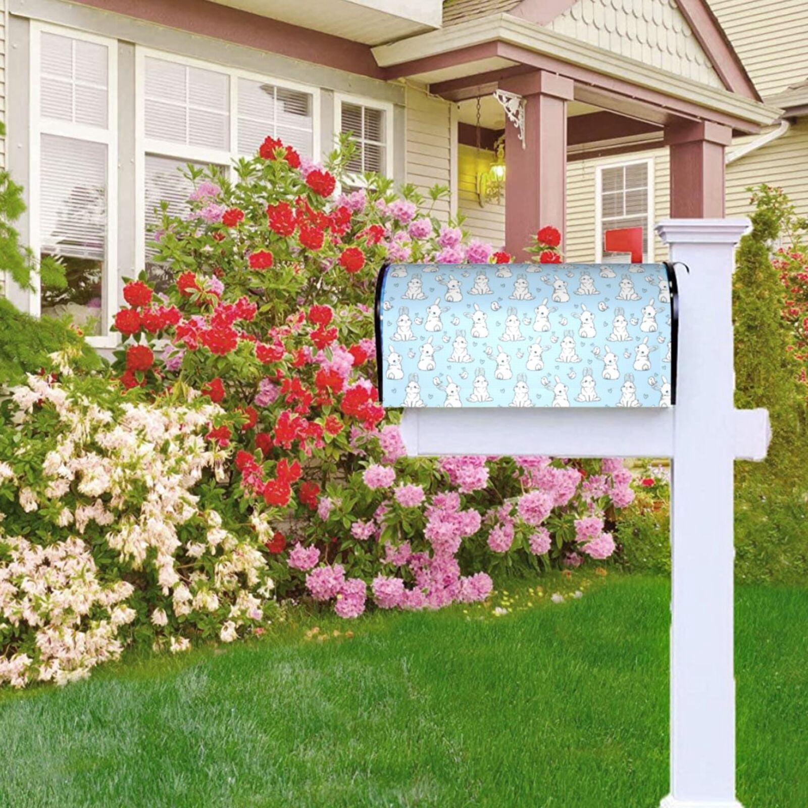 Kdxio Magnetic Mailbox Cover 21x18 in Mailbox Cover Outdoor Decoration Holiday Mailbox Covers for Home Garden Yard-21x18 in