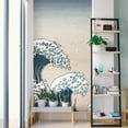 thumbnail image 3 of Idea4wall 2pcs Kobe River Japanese Style Stick Wallpaper Removable Wall Murals Large Wall Stickers for Home Decoration, 96"x48", 3 of 5