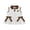 Brown Dot, variant on RUINIXCW Toddler Baby Girl Football Dress Outfit Infant Girl Summer Fall Tank Dress Rubby Embroidery Sleeveless Turn Down Collar Dot Ruffled Dress