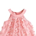 thumbnail image 4 of ATOGUTA Back To School Dresses for Girls Ruffle Tulle Tutu Dresses Cute Summer Party Princess Sundress Size 3T-10. Pink, 4 of 5