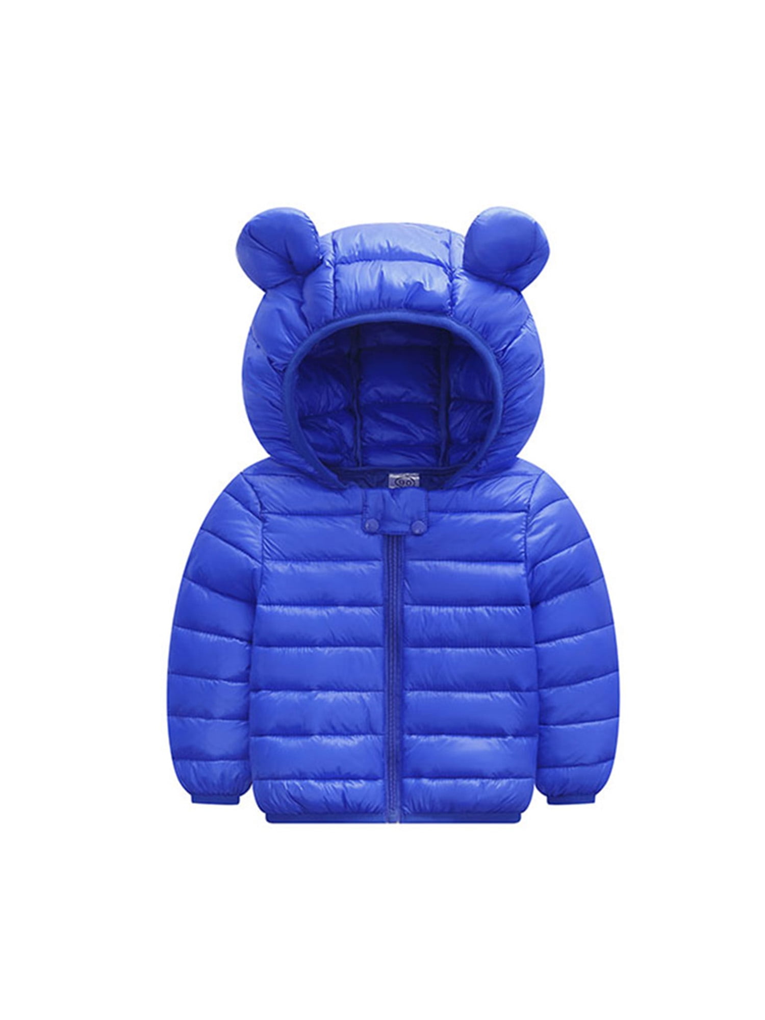 PatPat Baby / Toddler Stylish 3D Ear Print Solid Hooded Coat