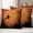 Black Orange, variant on Halloween Orange Outdoor Waterproof Pillow Covers, Witch Castle Moon Tree Bat Horror Decorative Square Throw Pillowcase Sofa Cushion Sham for Patio/Couch/Chair, 16"x16" 2 Pack