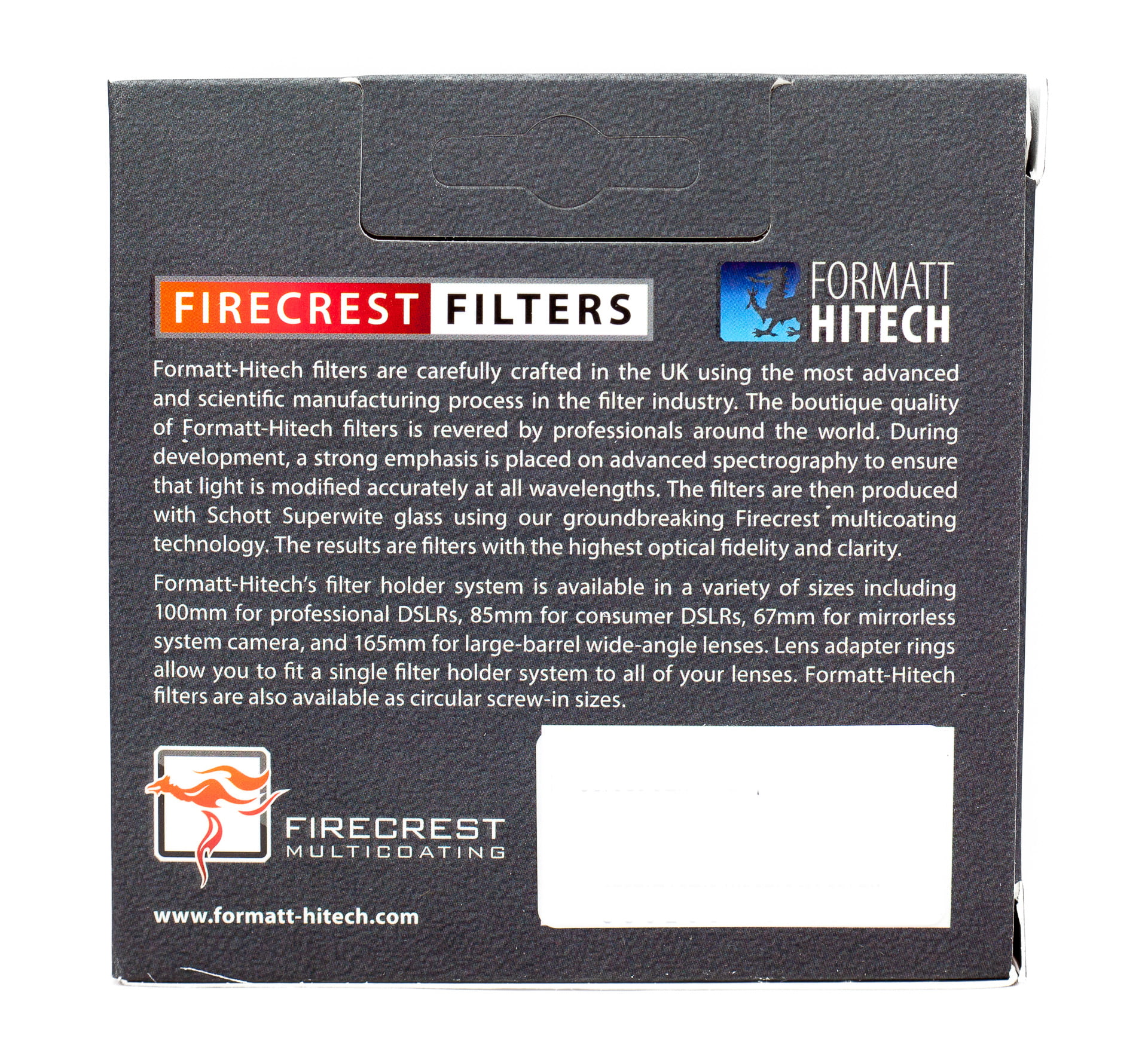 Formatt-Hitech 77mm Firecrest Neutral Density 1.2 Filter
