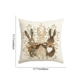 thumbnail image 3 of Easter Rabbits Party Decoration Arrangement Dining Table Cushion for Household Use Sofa Living Room Bedding, 3 of 6