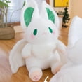thumbnail image 5 of Hadanceo Bat Rabbit Plush Toy Lovely Long Ears Bat Wings White Bunny Plushies Companion Soothing Toy Cartoon Stuffed Animal Pillow Doll Kids Toy Birthday Gift White, 5 of 7