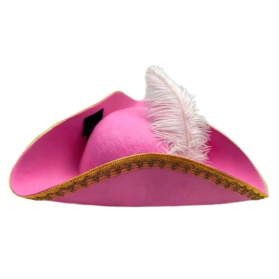Segolike Pirate Hat Halloween Fancy Dress Gift Headdress Pirate Theme Party Buccaneer Hat Pink