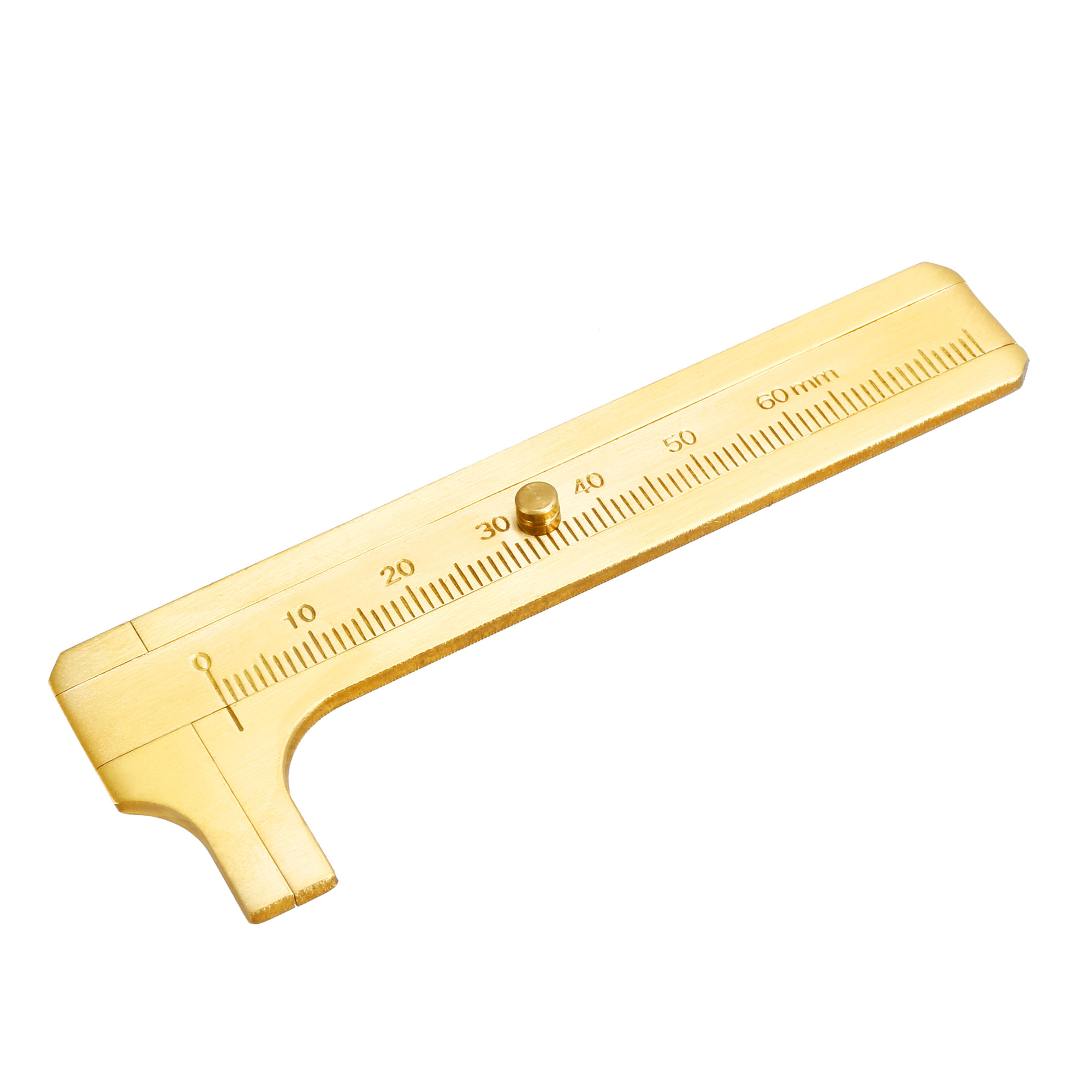 Vernier Caliper 60mm Metric Copper Measuring Tool for Precision