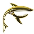 thumbnail image 2 of Cejilla Shark Sincero de Aleación de ZINC dorado para guitarra acústica ukelele mandolina banjo, 2 of 10
