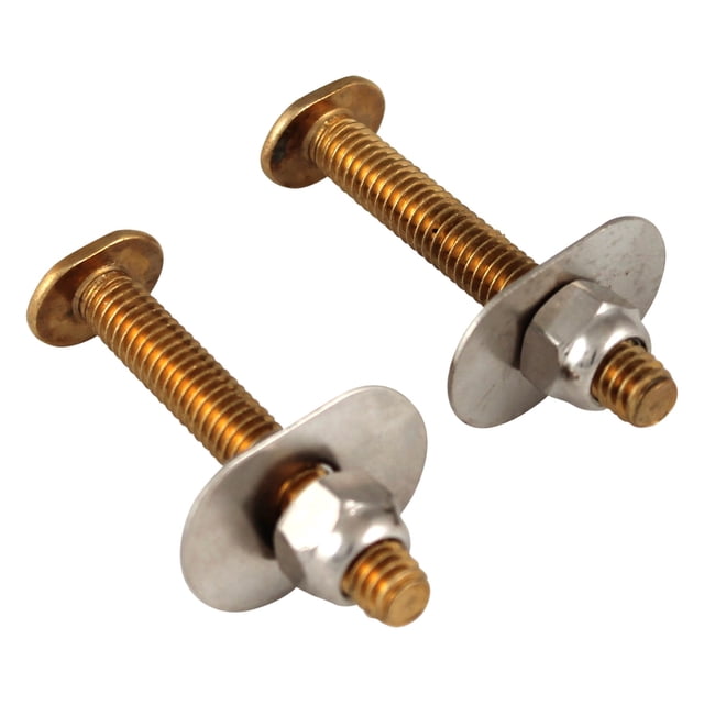 Juego de tornillos para inodoro Plumb Pak PP835-170, 5/16-18 x 5,7 cm, latón