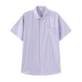 thumbnail image 2 of Mens Shirts Under $10 Mens Checkered Shirts Summer Chemise Homme Button Up Short Sleeve Shirt Men Blouse, 2 of 6