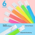 thumbnail image 3 of PinesC Event Wristbands, 360 Strips Printable Paper Wristbands Neon Color Adhesive Wristbands Waterproof Armbands for Events, Parties, VIP Identification, 6 Colors Multicolor Neon Colors 360 Strips, 3 of 5
