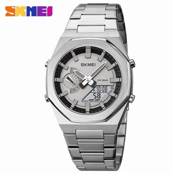 SKMEI 1816 Relogio Masculino Mens Sports Watches Fashion Casual Business Quartz Watch Light Date Waterproof Wristwatch