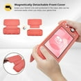 thumbnail image 3 of Procase Flip Cover for Nintendo Switch Lite with Tempered Glass Screen Protectors, Coral, 2 Pack, 3 of 8