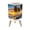 Color 4, variant on Small Trash Can with Lid Beach Sunset Palm Tree Tropical Coastal 1.8 Gallon Dog Proof Trash Can Round Garbage Can Waste Bin Wastebasket for Bathroom Bedroom Living Room
