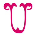 thumbnail image 2 of Calico Linens White 100% Sateen Pillow Sham Applique Monogram (U) in Hot Pink - US Standard Size 20" x 26"(2 Pcs) - 400 threadcount, 2 of 4