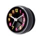 thumbnail image 2 of Reloj de baño impermeable analógico con ventosa, reloj de encimera, resistente al agua Negro y gris A, 2 of 8
