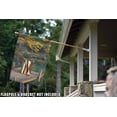 thumbnail image 4 of Toland Home Garden Adirondack at the Pond Lake summer Flag Double Sided 28x40 Inch, 4 of 5