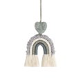thumbnail image 5 of 4 piezas Macrame Rainbow Car Charm con cuentas de madera para la decoración de la pared del hogar (Color 4), 5 of 5