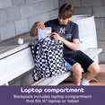 thumbnail image 3 of Mochila J World Packmate 2 en 1 con bolsa de almuerzo Galaxy, 3 of 7