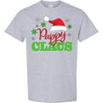 thumbnail image 3 of Inktastic Pappy Claus with Christmas Santa Hat and Snowflakes T-Shirt, 3 of 5