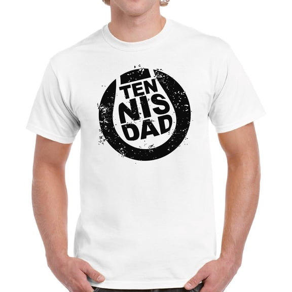 T-Shirt Men Graphic Tops Father's Day Gift Tennis Dad Vintage Black Print S M L XL 2XL 3XL 4XL 5XL