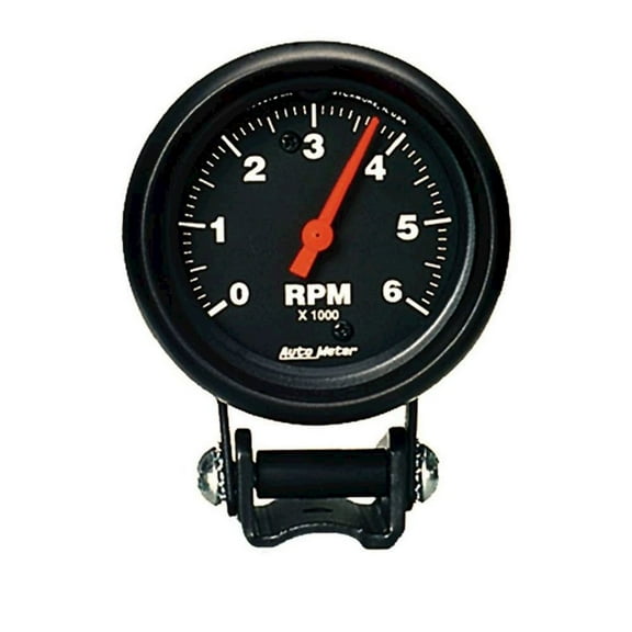 Autometer 6000 Rpm Black Tach