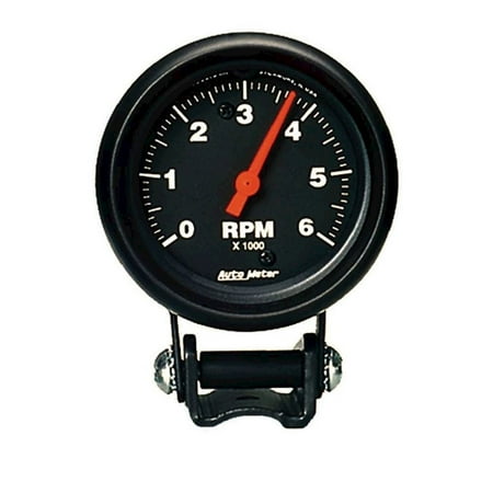 Autometer 6000 Rpm Black Tach