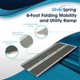 thumbnail image 2 of Silver Spring Mobility and Utility Ramp, 6 Foot Single Fold with Grit Surface, 2 of 8