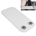 thumbnail image 1 of Boat Table Top, Solid Wood, Removable Desktop Panel, 2 Cup Holders, Waterproof, Stain Resistant, Easy to Clean, Aluminum Alloy Sealed, for Caravan RV Marine Boat Yacht, 1 of 7
