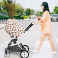 thumbnail image 3 of Sweet Jojo Designs Watercolor Sports Theme Boy Multi Use Baby Car Seat and Nursing Cover, 3 of 6