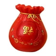 thumbnail image 1 of Feng Shui-bolsa de dinero, estatuilla artística, adorno artesanal, florero de resina, bolsa de la , estatua, maceta para armario de año Nuevo, , Rojo, 1 of 8