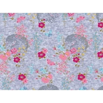 Minerva Fur Back Sweatshirt Stretch Knit Fabric Blue - per yard