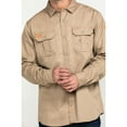 thumbnail image 4 of Hawx Men's Fr Long Sleeve Woven Work Shirt - KHK XX-, 4 of 5