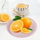 thumbnail image 4 of Pelador de Frutas, Pelador de Naranjas, Pelador de Cítricos, con Mango de Plástico, Con Cuchilla de Acero Inoxidable, Tamaño Compacto, 7.2x3x1cm para Cocina, Viajes, Picnic, 4 of 6