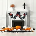 thumbnail image 4 of Boovnll 5.8Ft Halloween Garland, Artificial Maple Leaves Pumpkin Garland Hanging Halloween Garland for Mantle Halloween Indoor Outdoor Fireplace Party Decor, Halloween Decorations, 4 of 6
