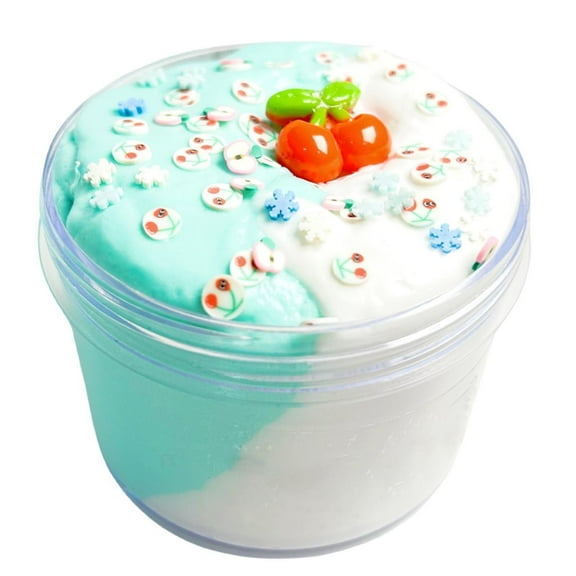 Creativity Set for Kids – Cloud Blue DIY Sludge Toy with Scented Mix Stress Craft Mud Color Clay for Girls and Boys, 2.40x2.40x0.98 inch, Cyan