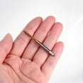 thumbnail image 4 of Uxcell 2-Pack 4-40 UNC Grifo de Flute Espiral, Grifo de Rosca a la Derecha Recubierto de Titanio HSS, 4 of 7