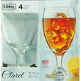 Libbey Claret Footed Iced Tea Glasses, Set of 4