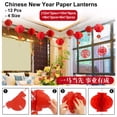 thumbnail image 5 of 68PCS Chinese New Year Decoration 2026, Lunar New Year Red Paper-cuts Lanterns Horse Red Envelopes Spring Festival Couplets Chinese Knots, 5 of 10